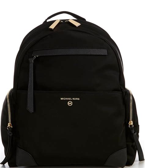 women's michael kors black backpack|Michael Kors nylon backpacks women.